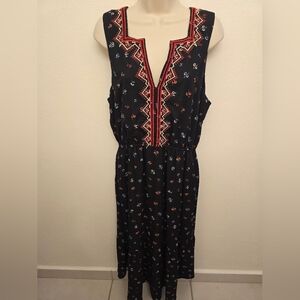 EUC Gap Ladies Sleeveless Midi Dress